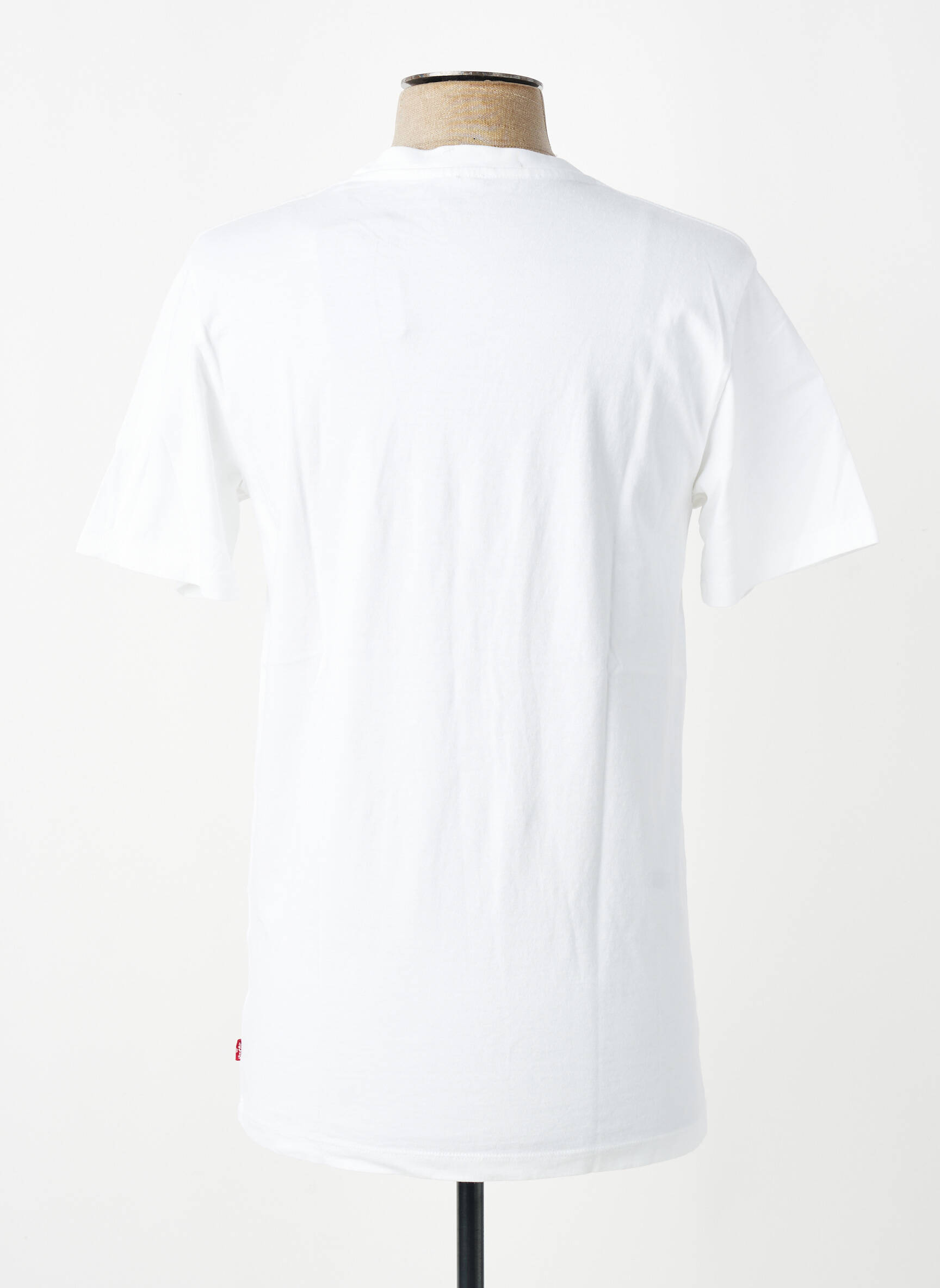 T-shirt coupe cintrée manches courtes blanc LEVI'S homme