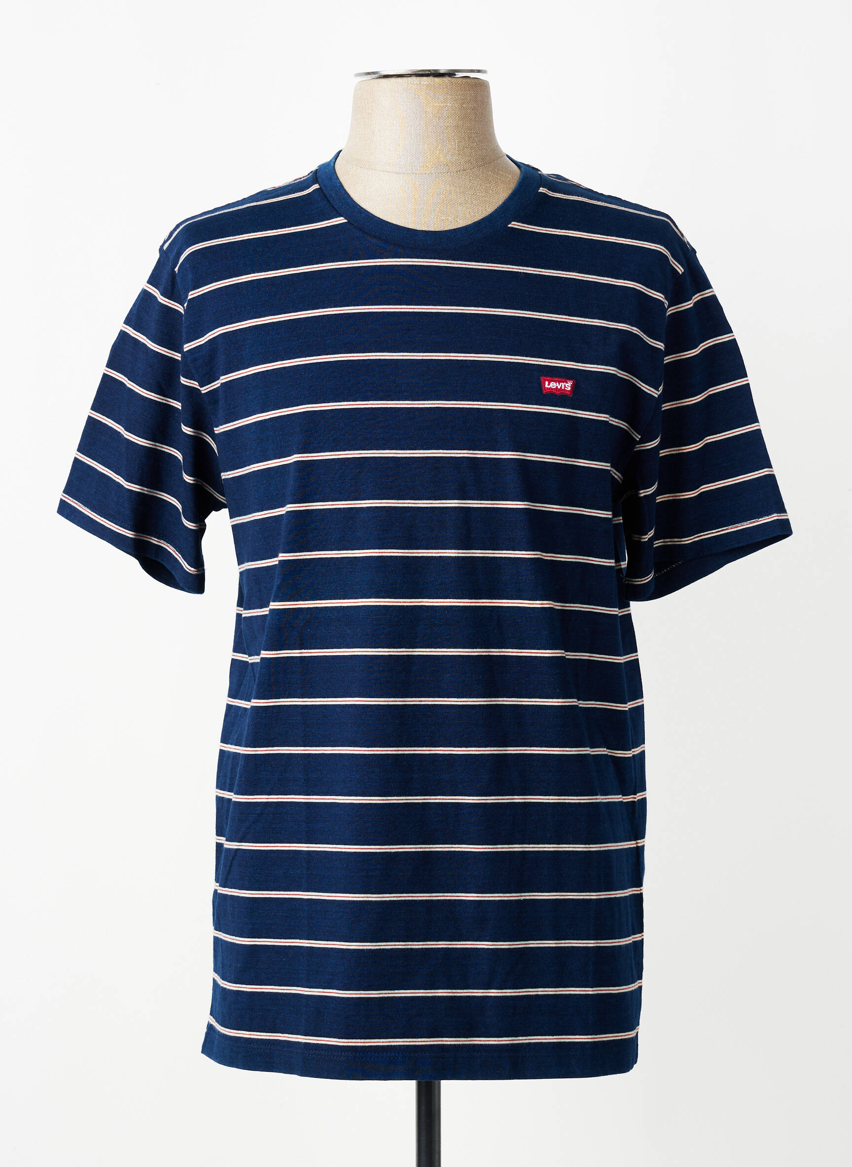 T-shirt coupe droite manches courtes bleu LEVI'S homme