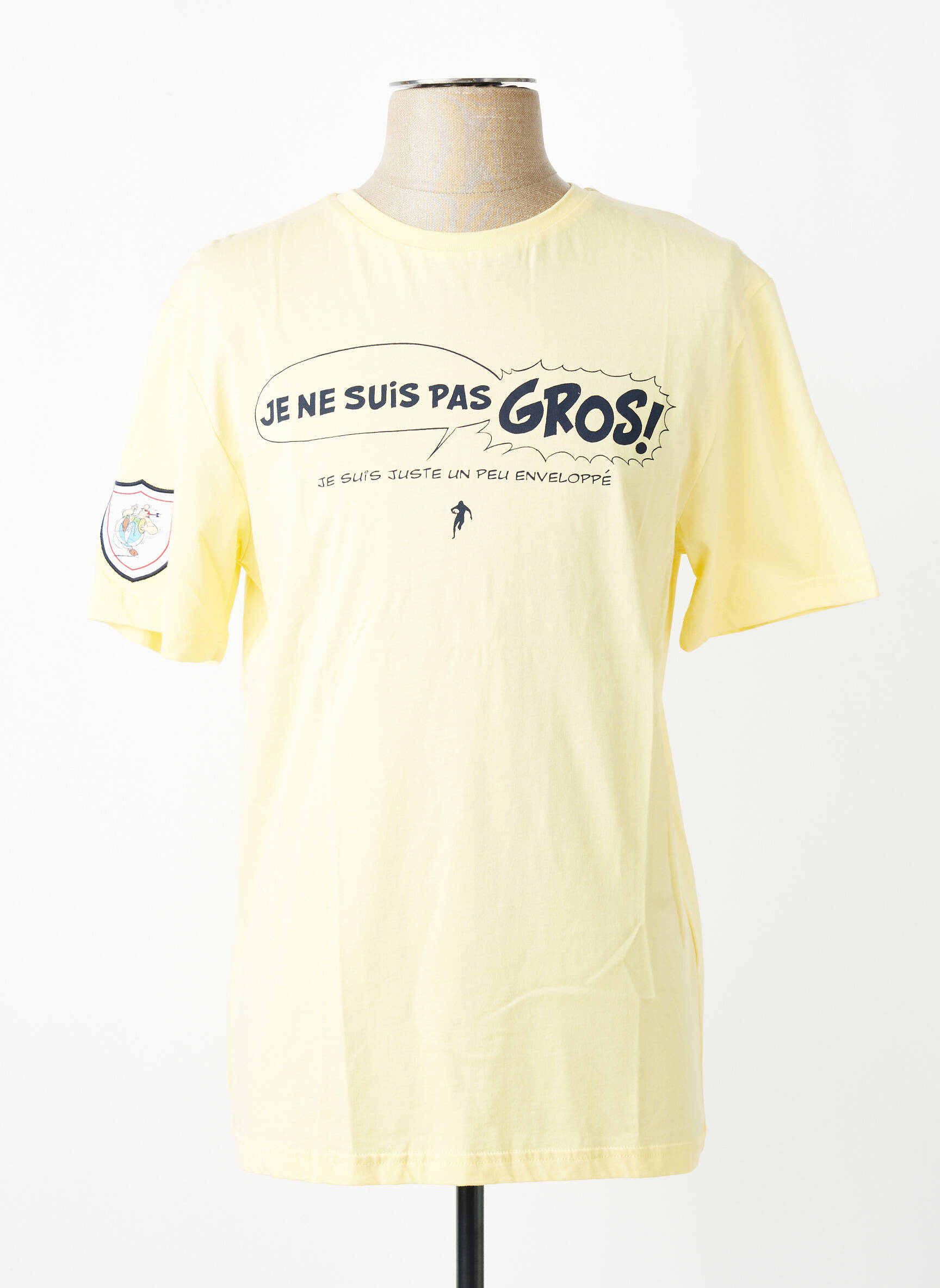 T-shirt coupe droite manches courtes jaune RUCKFIELD homme