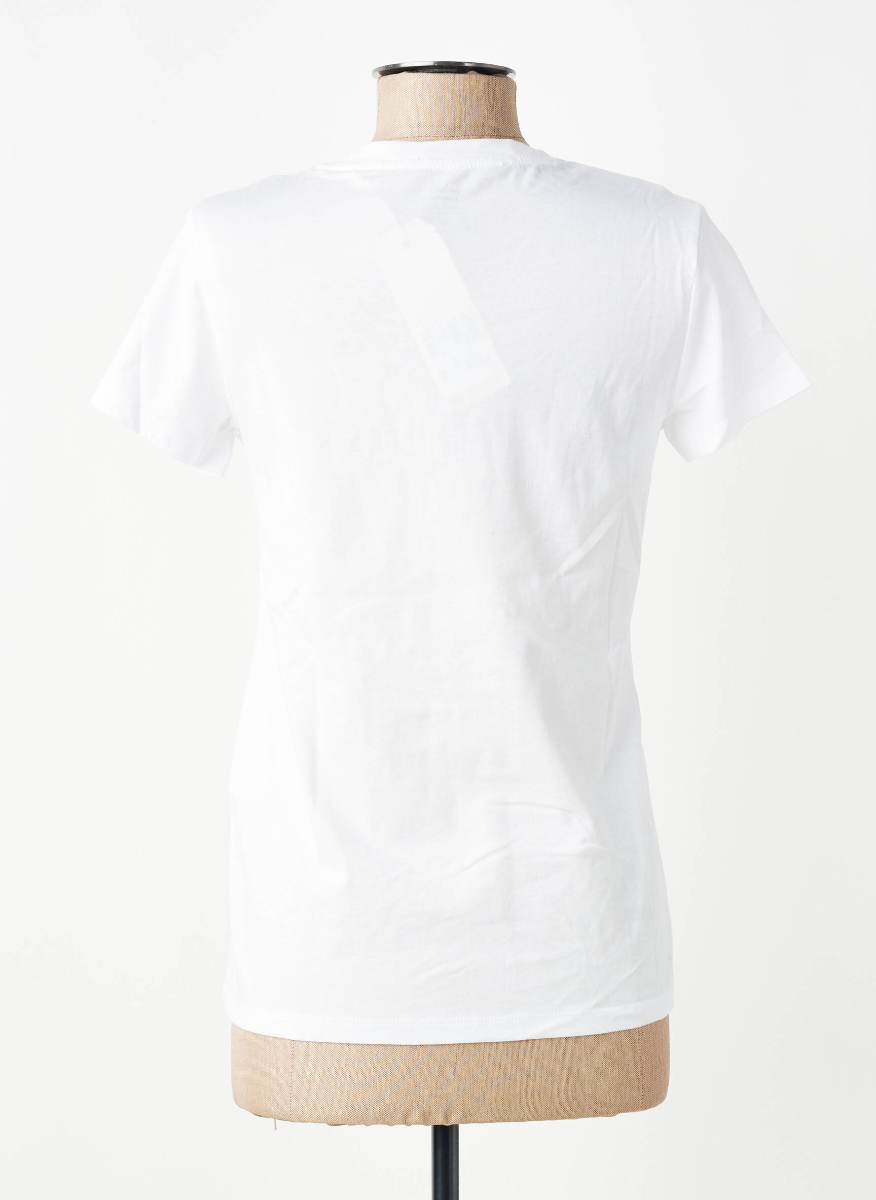 T-shirt sérigraphie floquée manches courtes blanc LEVI'S femme