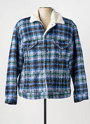 Veste casual coupe droite bleu LEVI'S homme