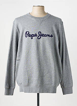 Sweat-shirt stretch manches longues gris PEPE JEANS homme
