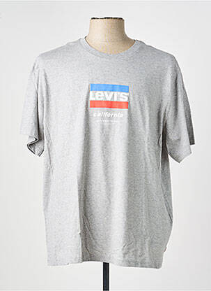 T-shirt stretch manches courtes gris LEVI'S homme