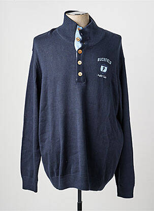 Pull stretch manches longues bleu RUCKFIELD homme