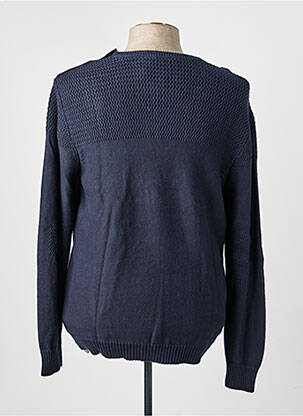 Pull stretch manches longues bleu TBS homme