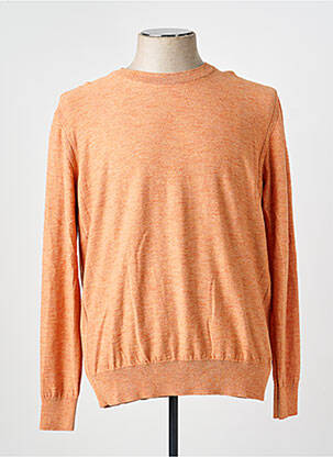 Pull stretch manches longues orange DSTREZZED homme