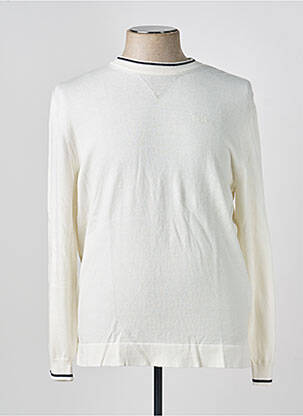 Pull stretch manches longues blanc PEPE JEANS homme