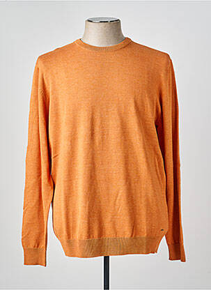 Pull stretch manches longues orange PETROL INDUSTRIES homme