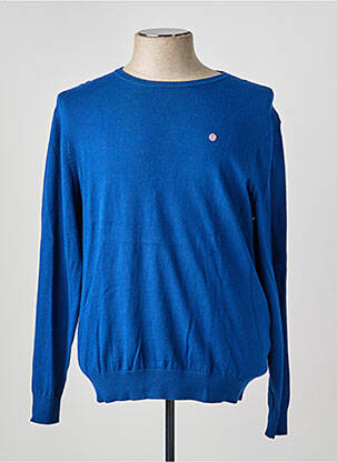 Pull stretch manches longues bleu SERGE BLANCO homme