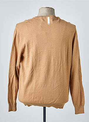 Pull stretch manches longues marron SERGE BLANCO homme