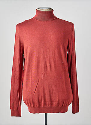 Pull col roulé stretch manches longues rouge PETROL INDUSTRIES homme