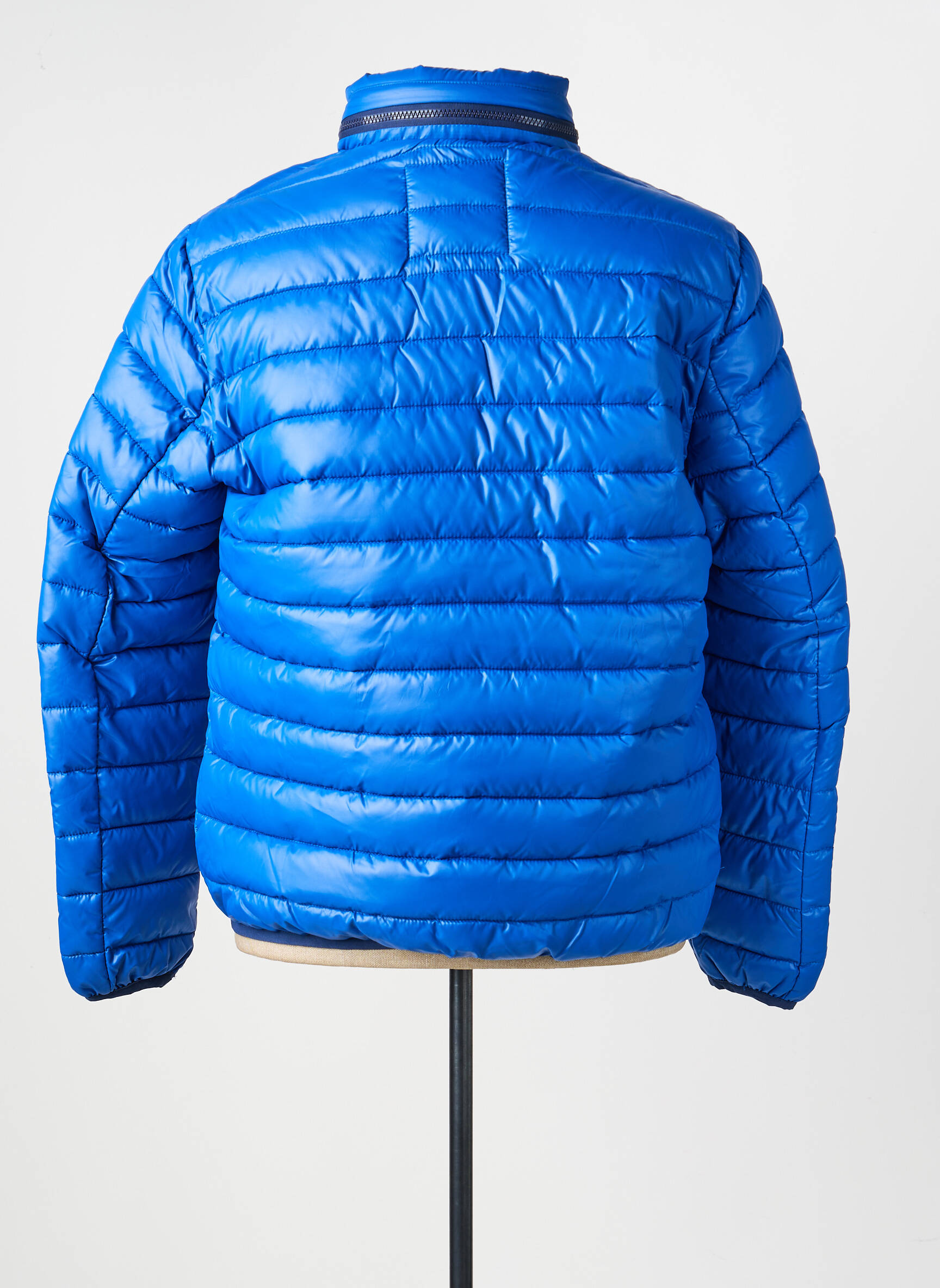Doudoune manches longues a capuche bleu PEPE JEANS homme
