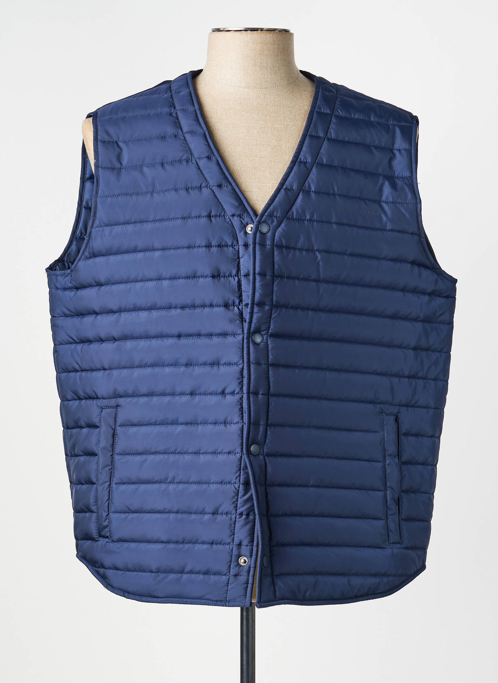 Doudoune poches sans capuche bleu PEPE JEANS homme