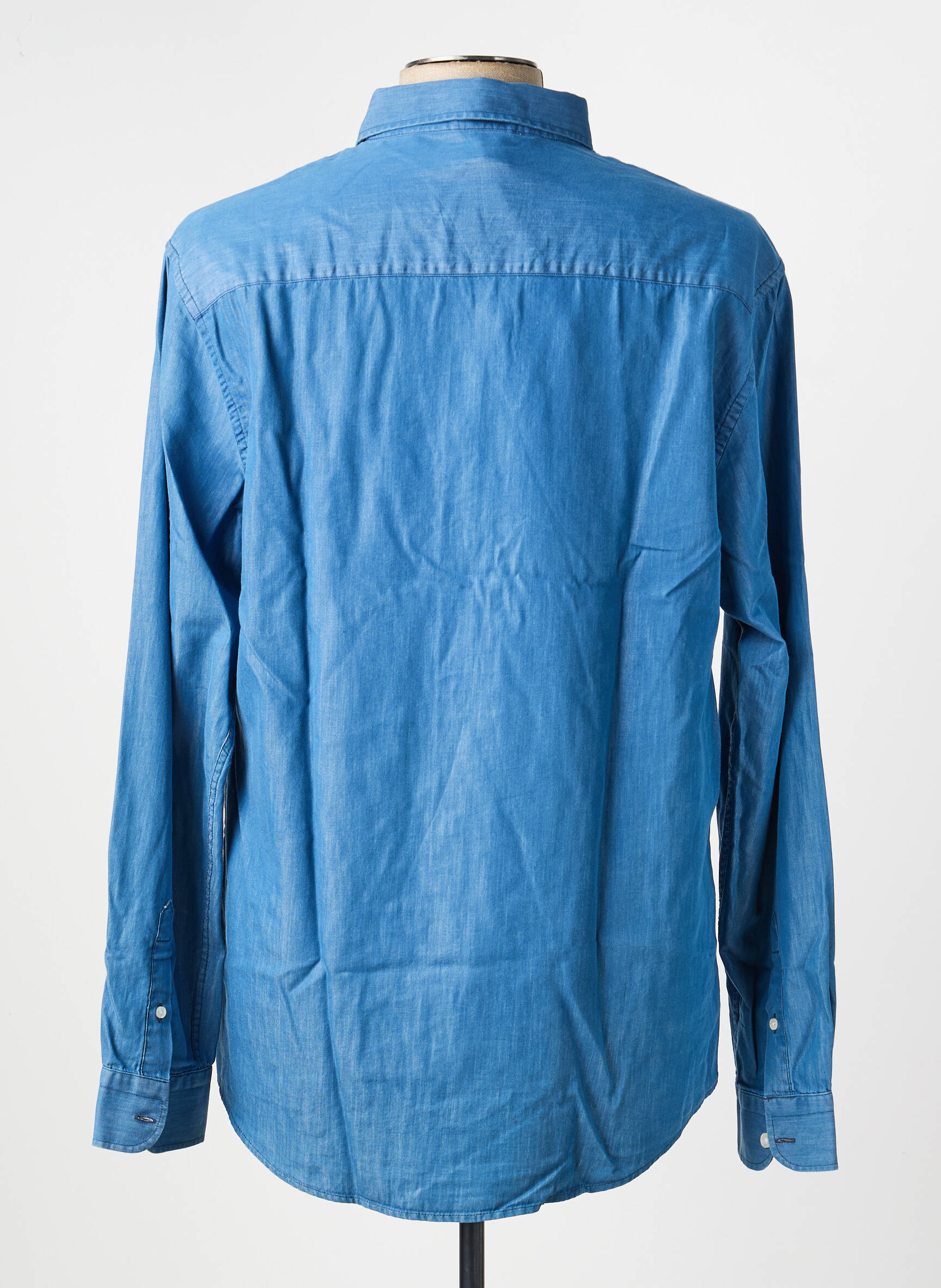 Chemise manches longues coupe droite bleu NORTH SAILS homme