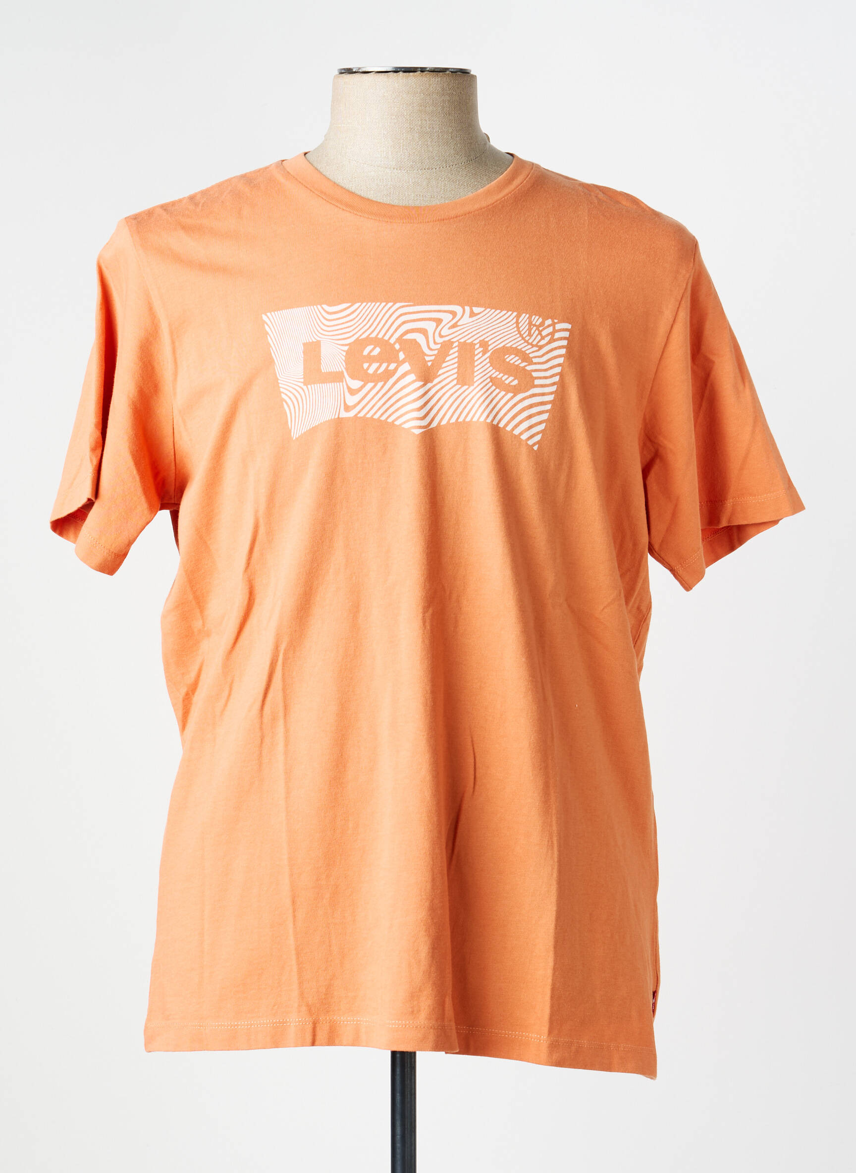 T-shirt stretch manches courtes orange LEVI'S homme