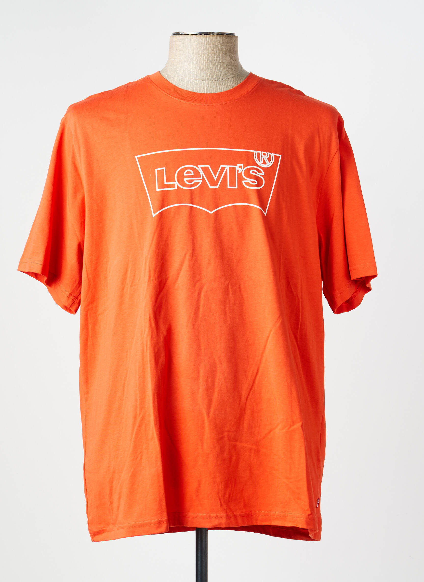 T-shirt stretch manches courtes orange LEVI'S homme