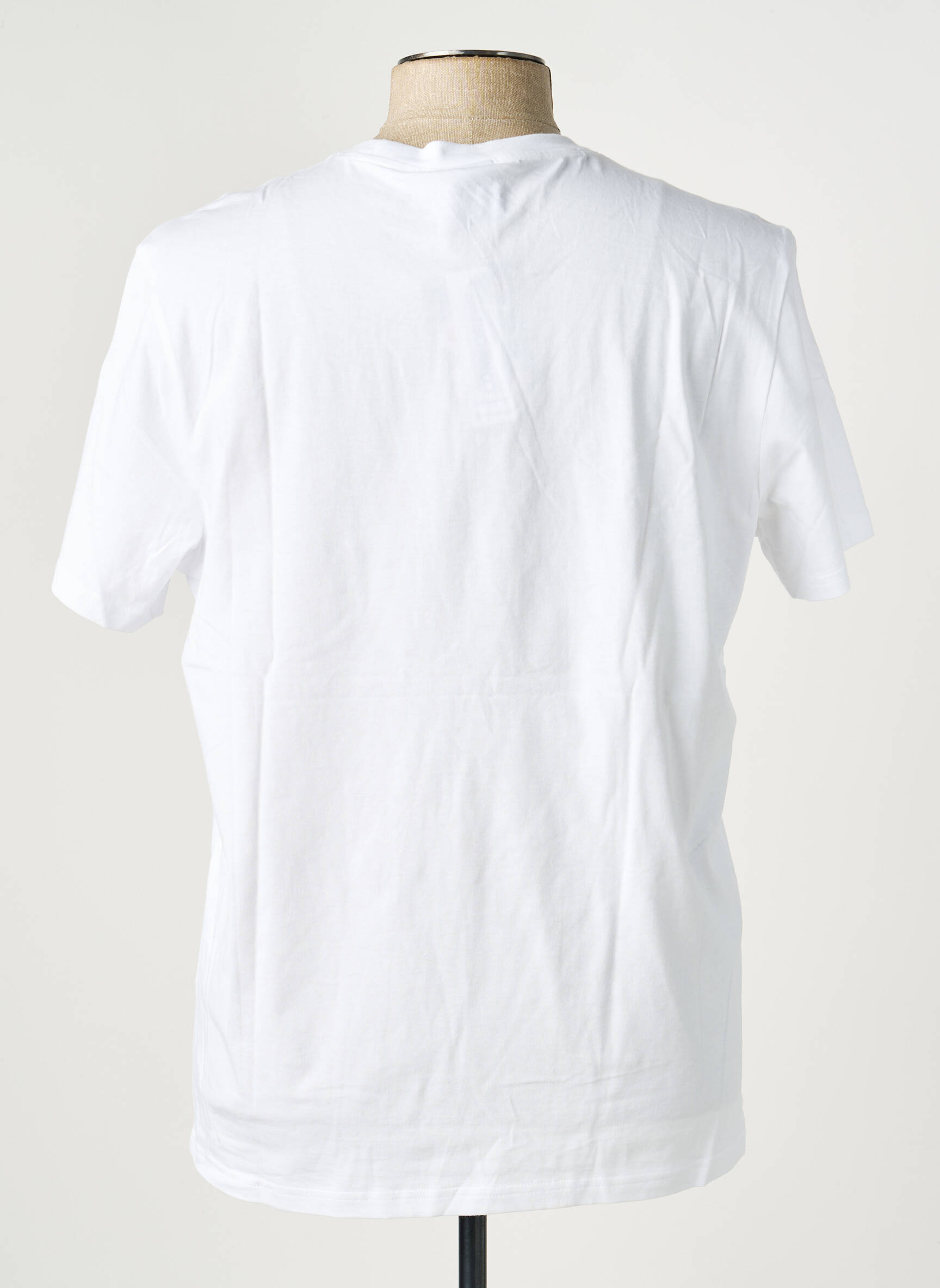 T-shirt coupe cintrée manches courtes blanc CHAMPION homme