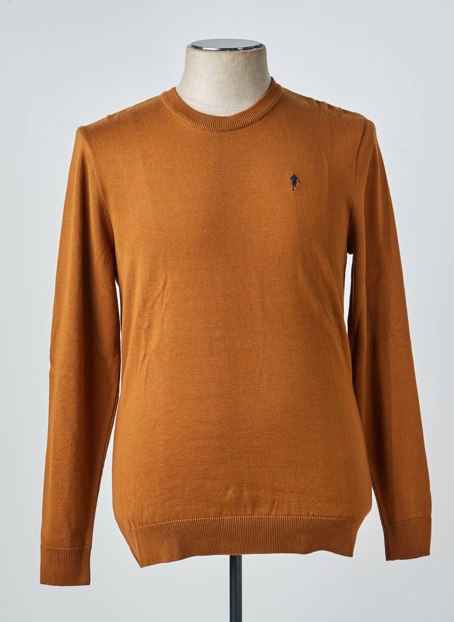 Pull stretch manches longues marron RUCKFIELD homme