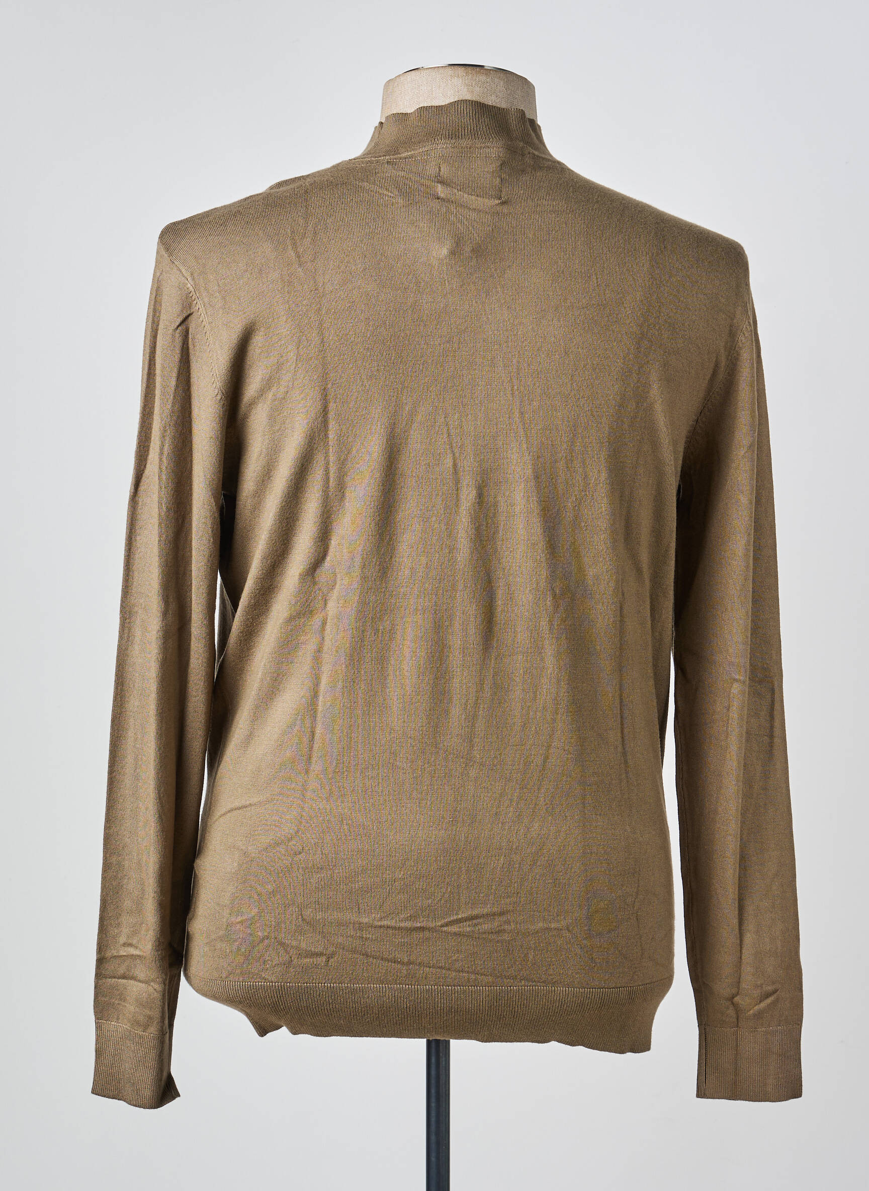 Pull col roulé stretch manches longues vert PETROL INDUSTRIES homme