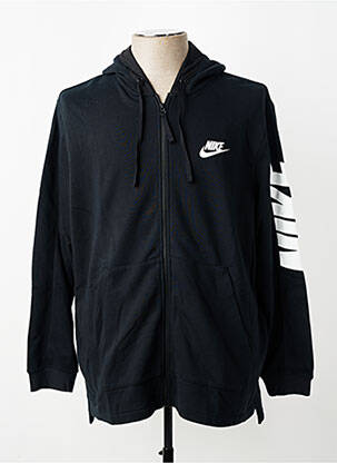 Veste casual resserrée sur le bas noir NIKE homme