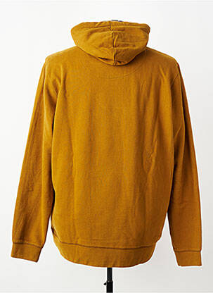Sweat-shirt à capuche tissage jersey manches longues jaune PETROL INDUSTRIES homme