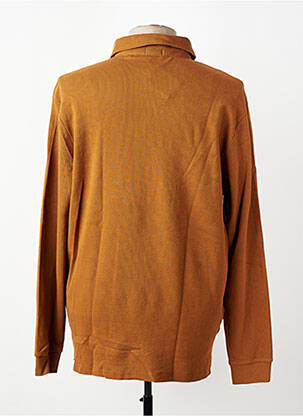 Polo manches longues manches longues jaune SERGE BLANCO homme