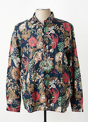 Chemise manches longues coupe cintrée bleu DSTREZZED homme