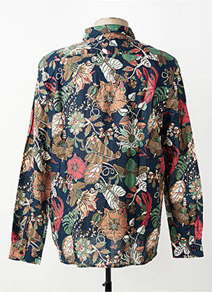 Chemise manches longues coupe cintrée bleu DSTREZZED homme