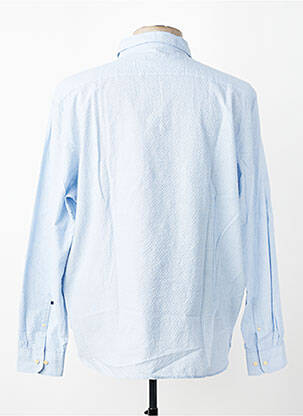 Chemise manches longues coupe cintrée bleu DSTREZZED homme