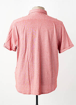 Chemise manches courtes coupe cintrée rouge DSTREZZED homme
