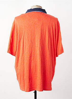 Polo tissage jersey manches courtes orange RUCKFIELD homme