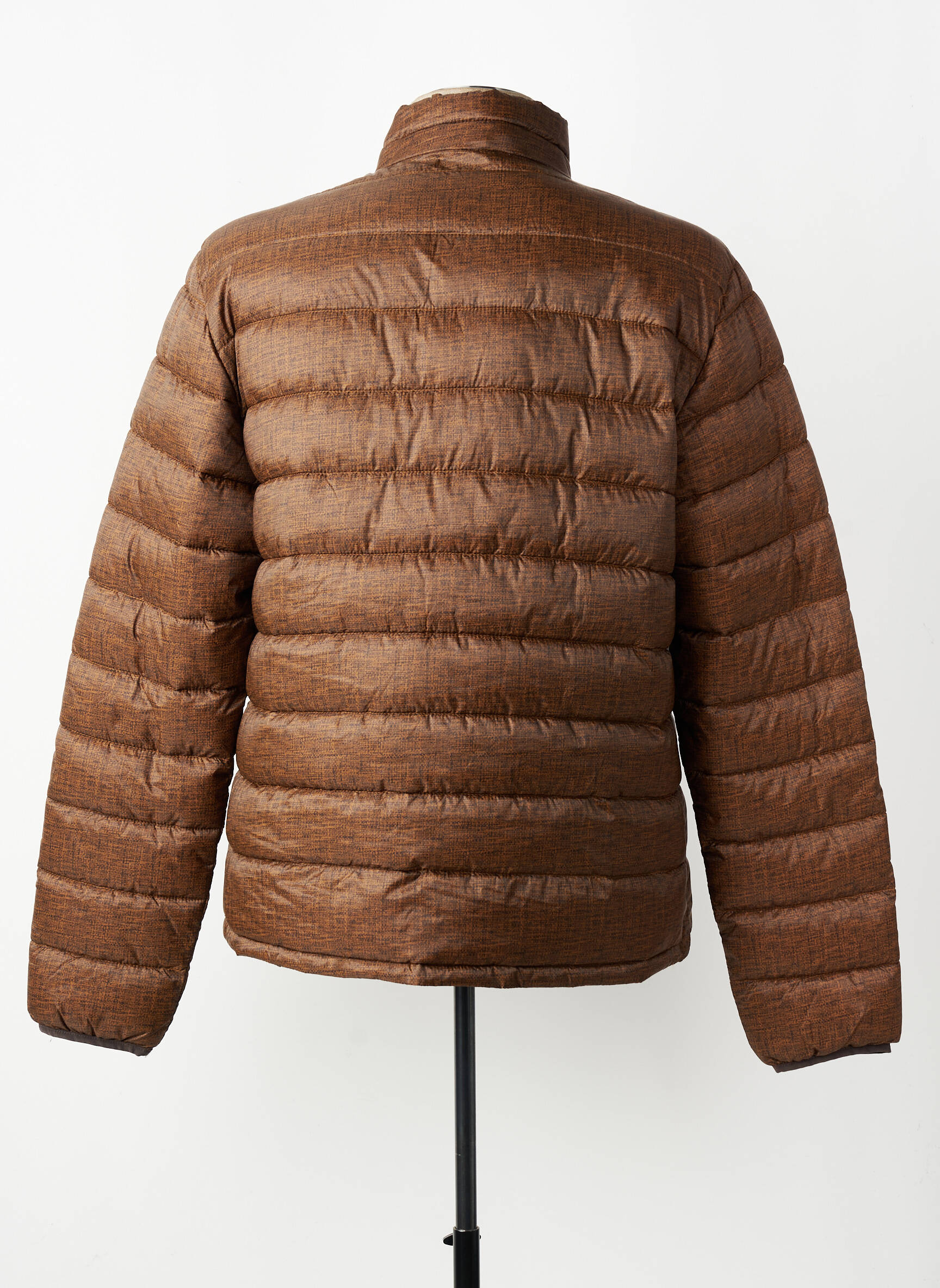 Doudoune manches longues sans capuche marron TBS homme