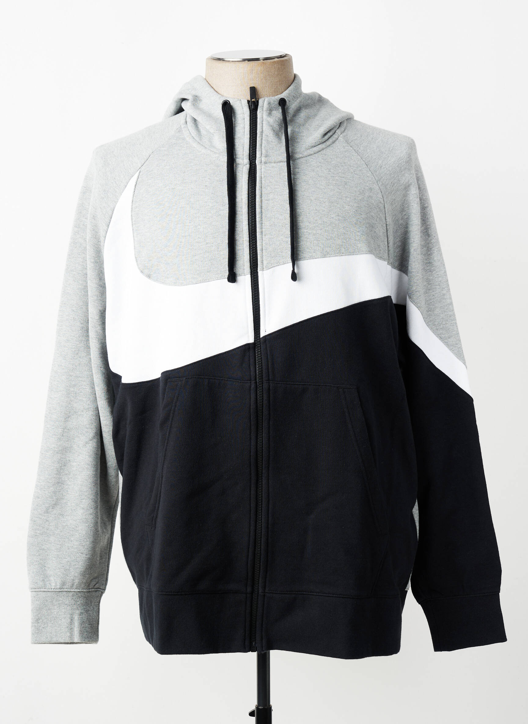 Veste casual resserrée sur le bas gris NIKE homme