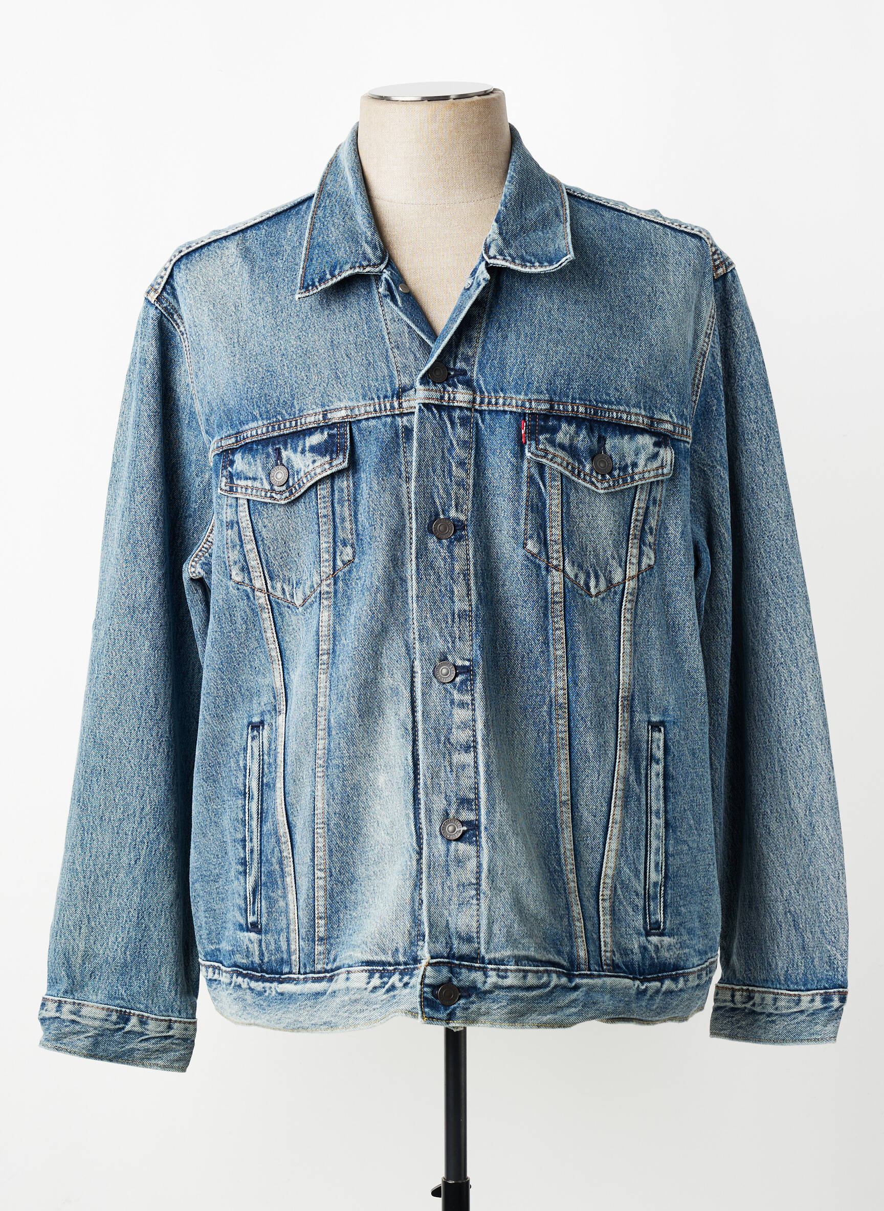 Veste casual fermeture boutonnée sur le devant bleu LEVI'S homme