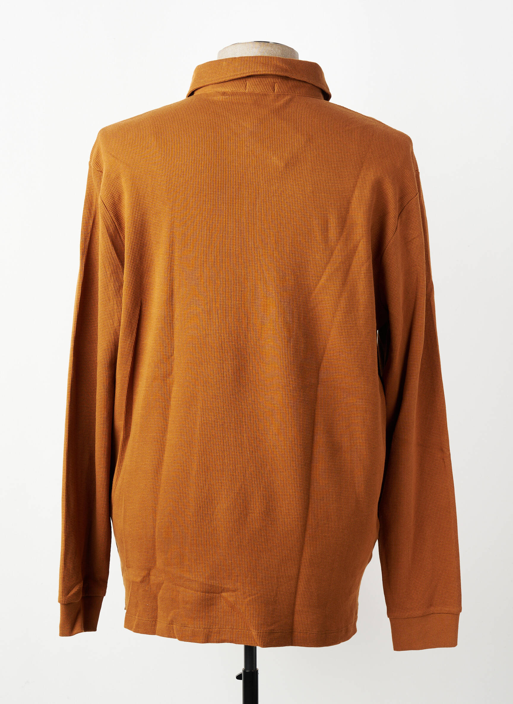 Polo manches longues manches longues jaune SERGE BLANCO homme