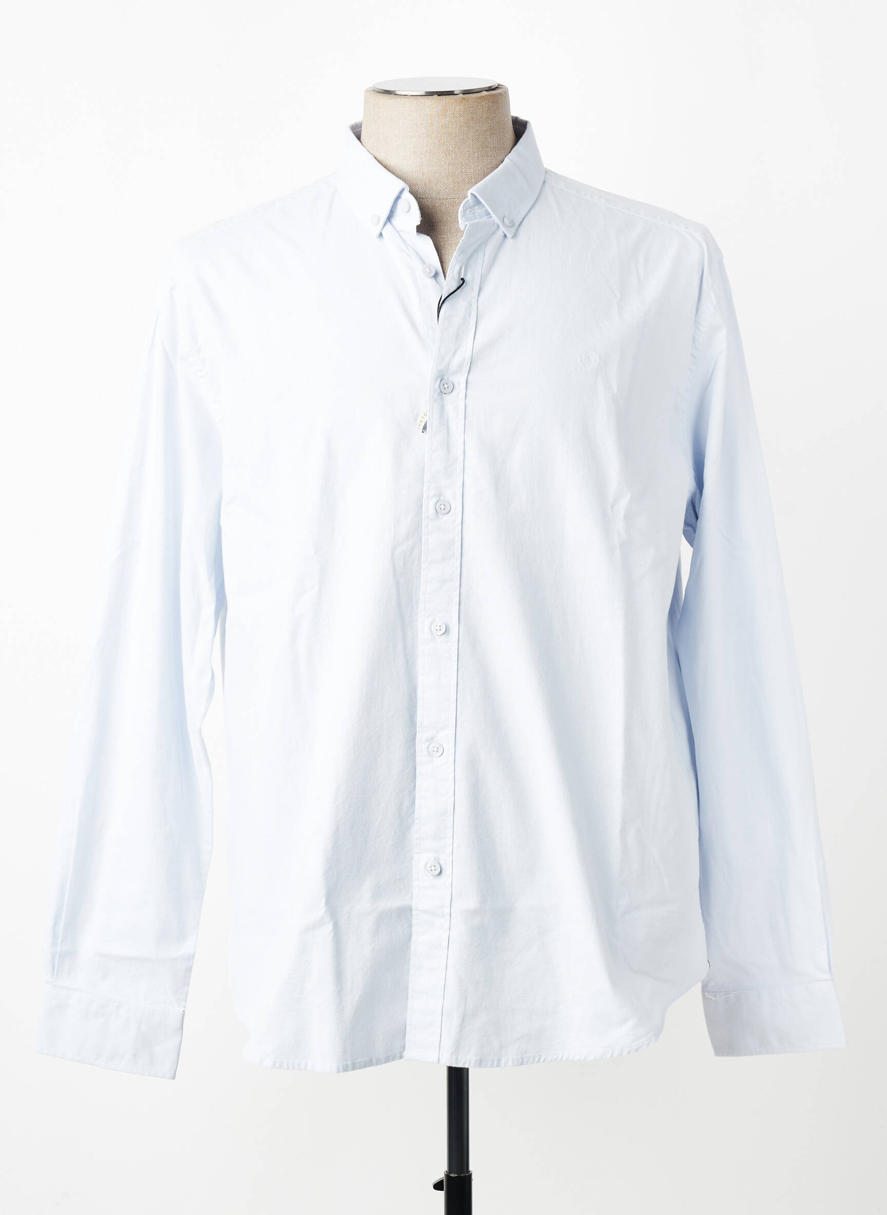 Chemise manches longues coupe cintrée gris DSTREZZED homme