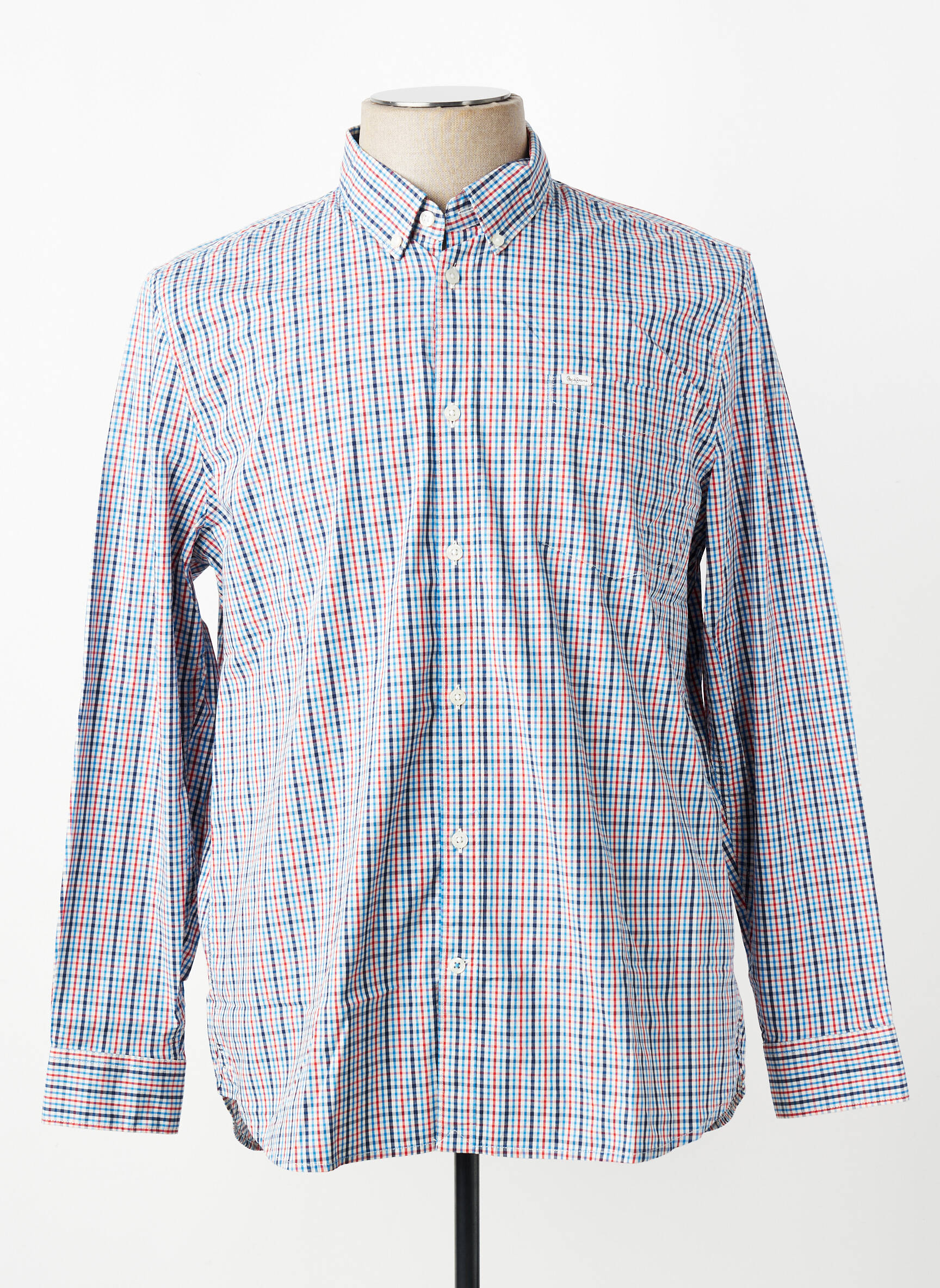 Chemise manches longues poches bleu PEPE JEANS homme