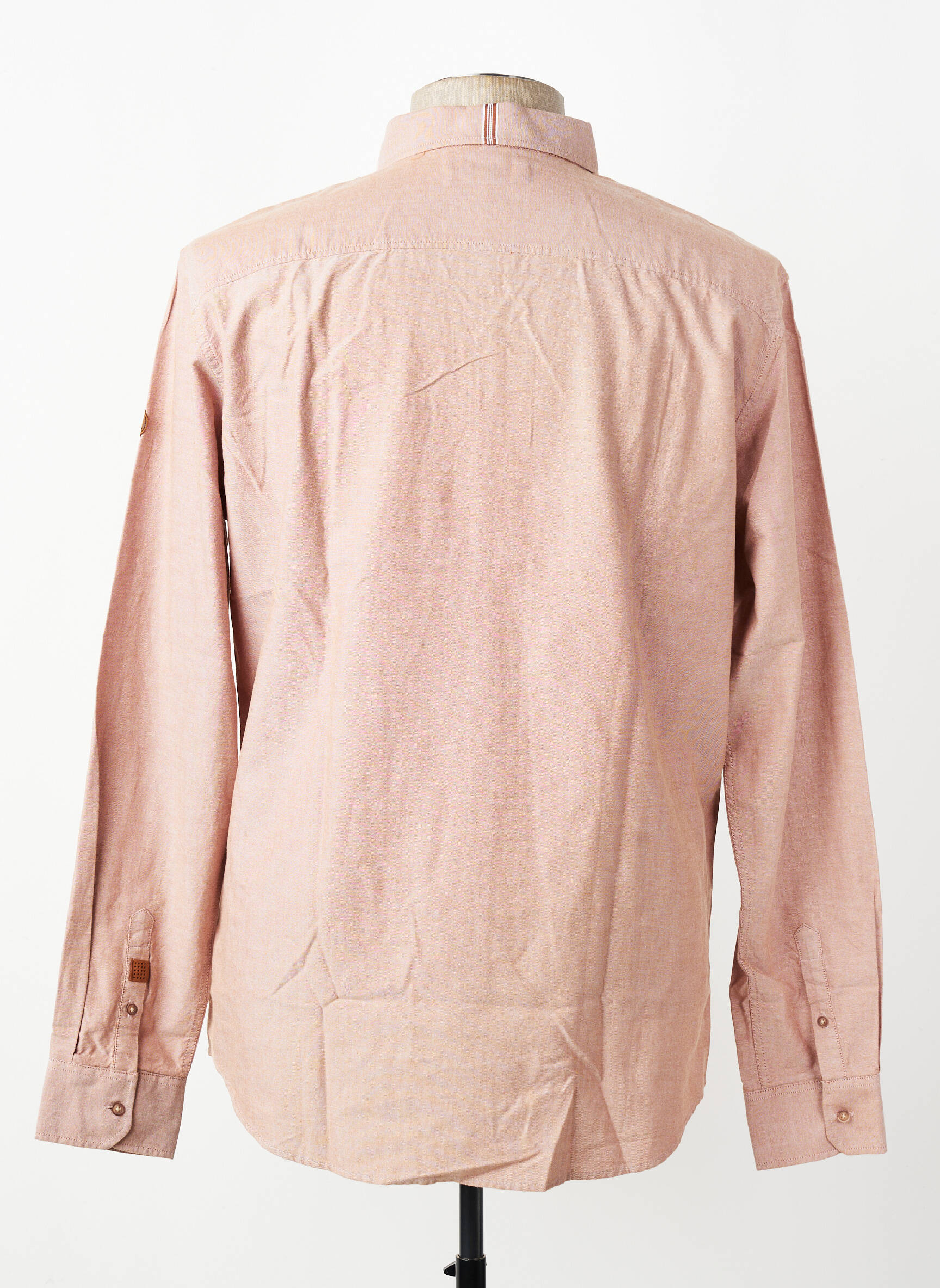Chemise manches longues poches marron TBS homme