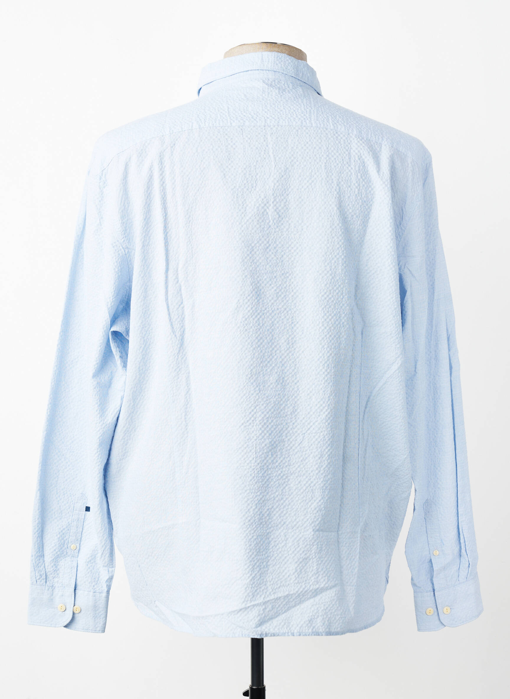 Chemise manches longues coupe cintrée bleu DSTREZZED homme