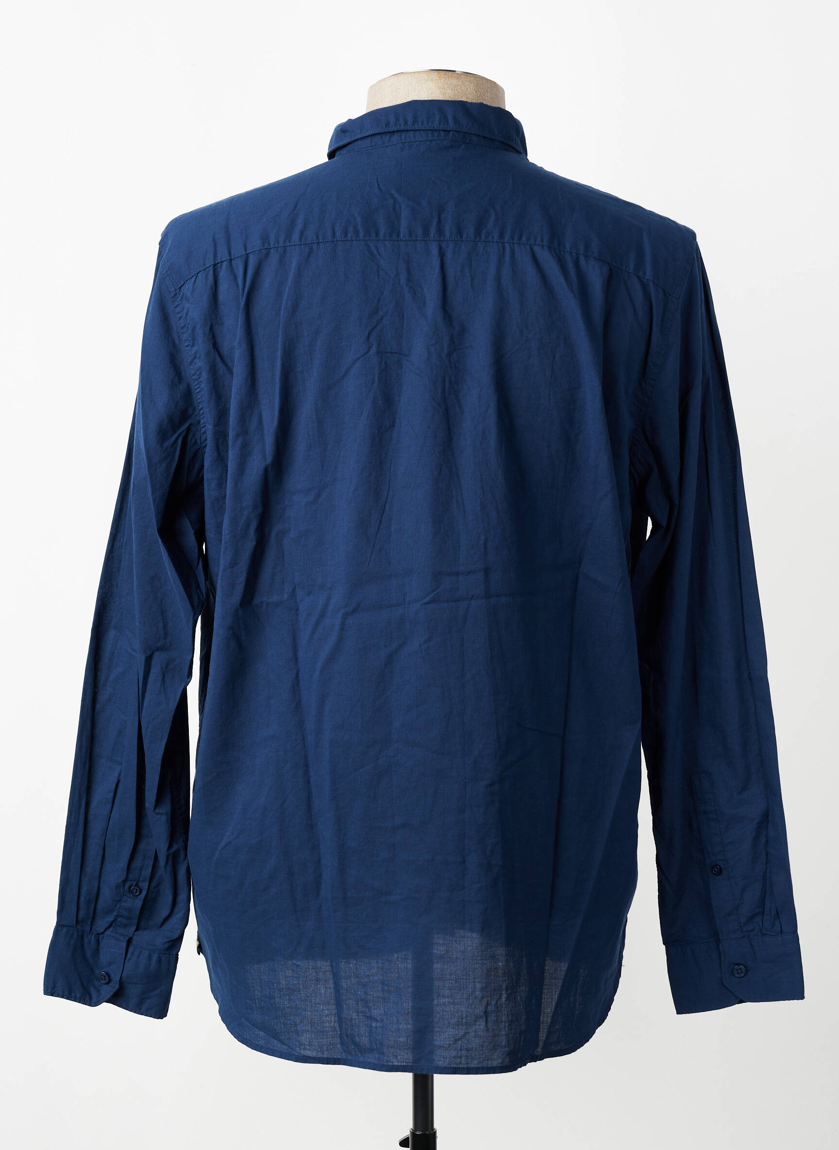 Chemise manches longues poches bleu DSTREZZED homme