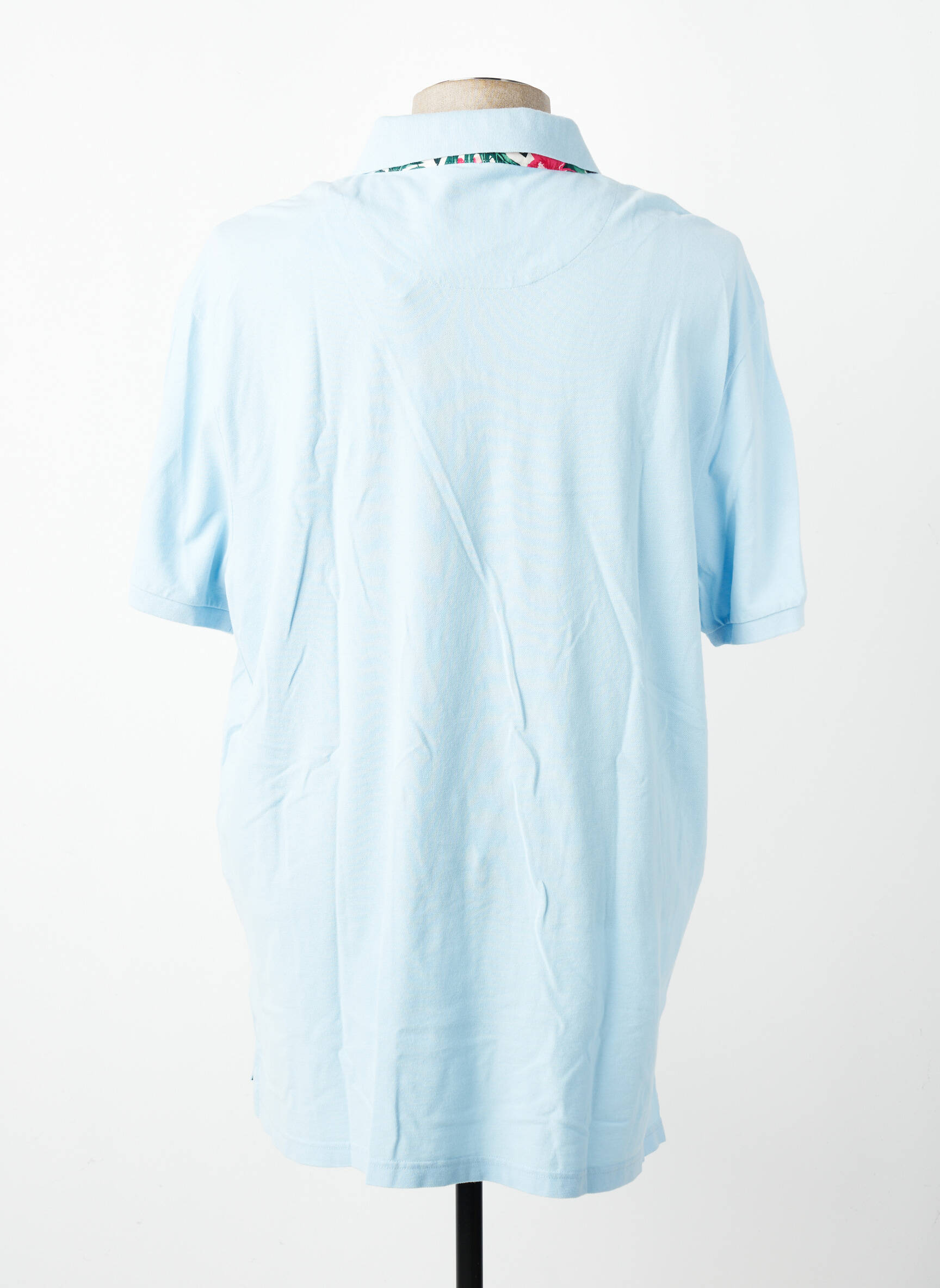 Polo stretch manches courtes bleu RUCKFIELD homme