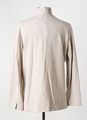 Veste casual fermeture boutonnée sur le devant beige PIERRE TALAMON homme
