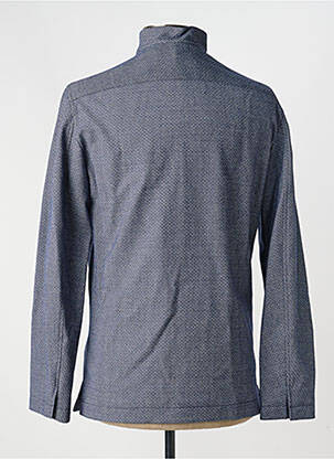Veste casual fermeture boutonnée sur le devant bleu PIERRE TALAMON homme