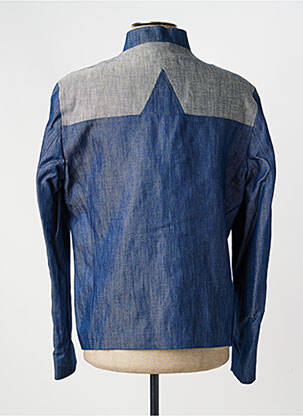 Veste casual coupe droite bleu PIERRE TALAMON homme