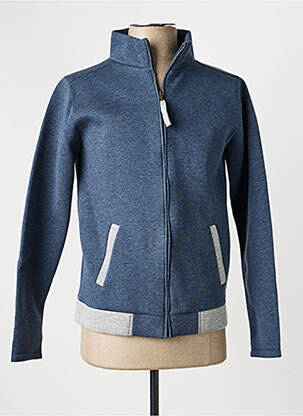 Veste casual resserrée sur le bas bleu PIERRE TALAMON homme