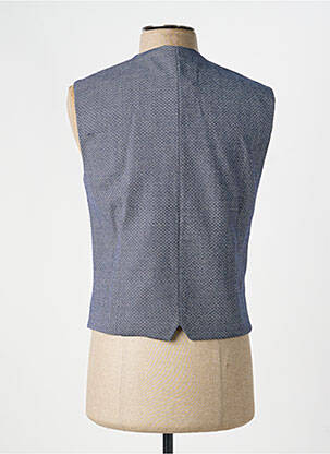 Gilet sans manche poches bleu PIERRE TALAMON homme