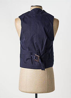 Gilet sans manche poches bleu PIERRE TALAMON homme