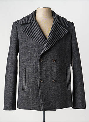 Manteau court poches sans capuche gris PIERRE TALAMON homme