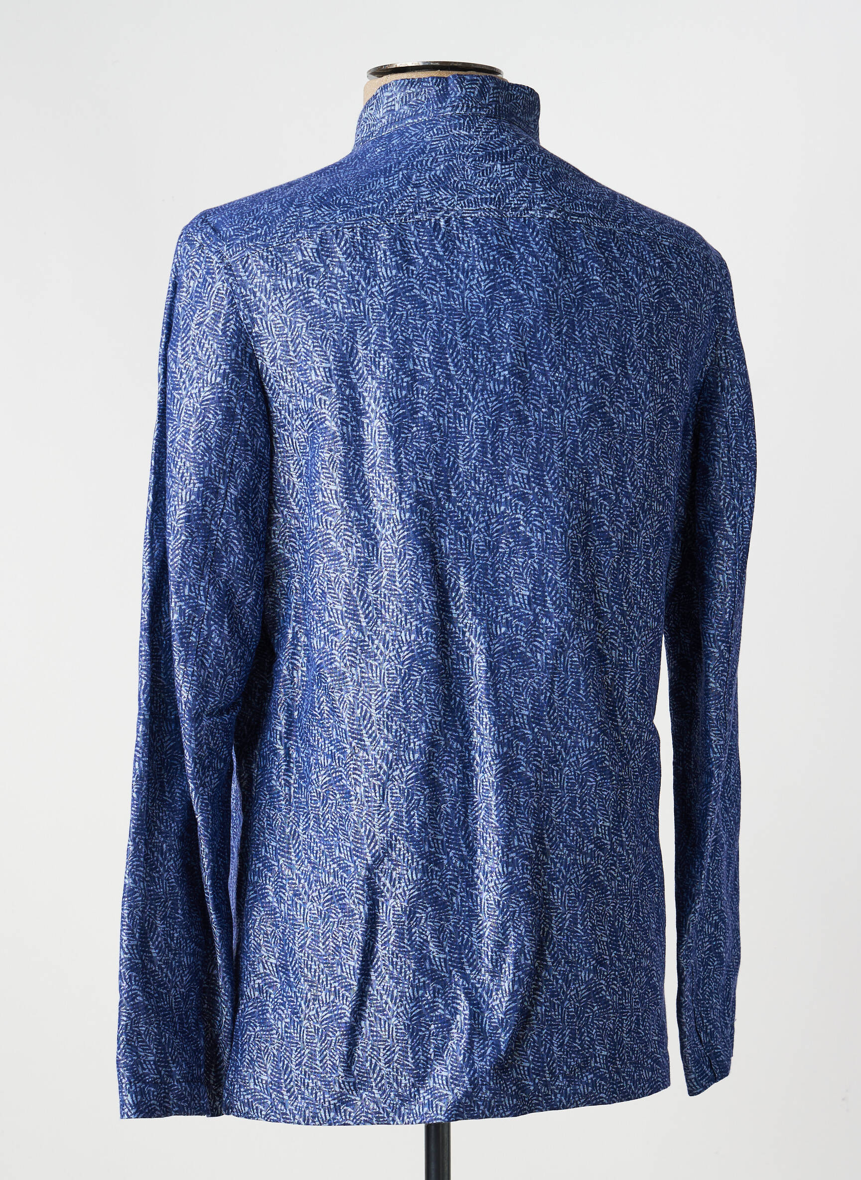Veste casual coupe droite bleu PIERRE TALAMON homme