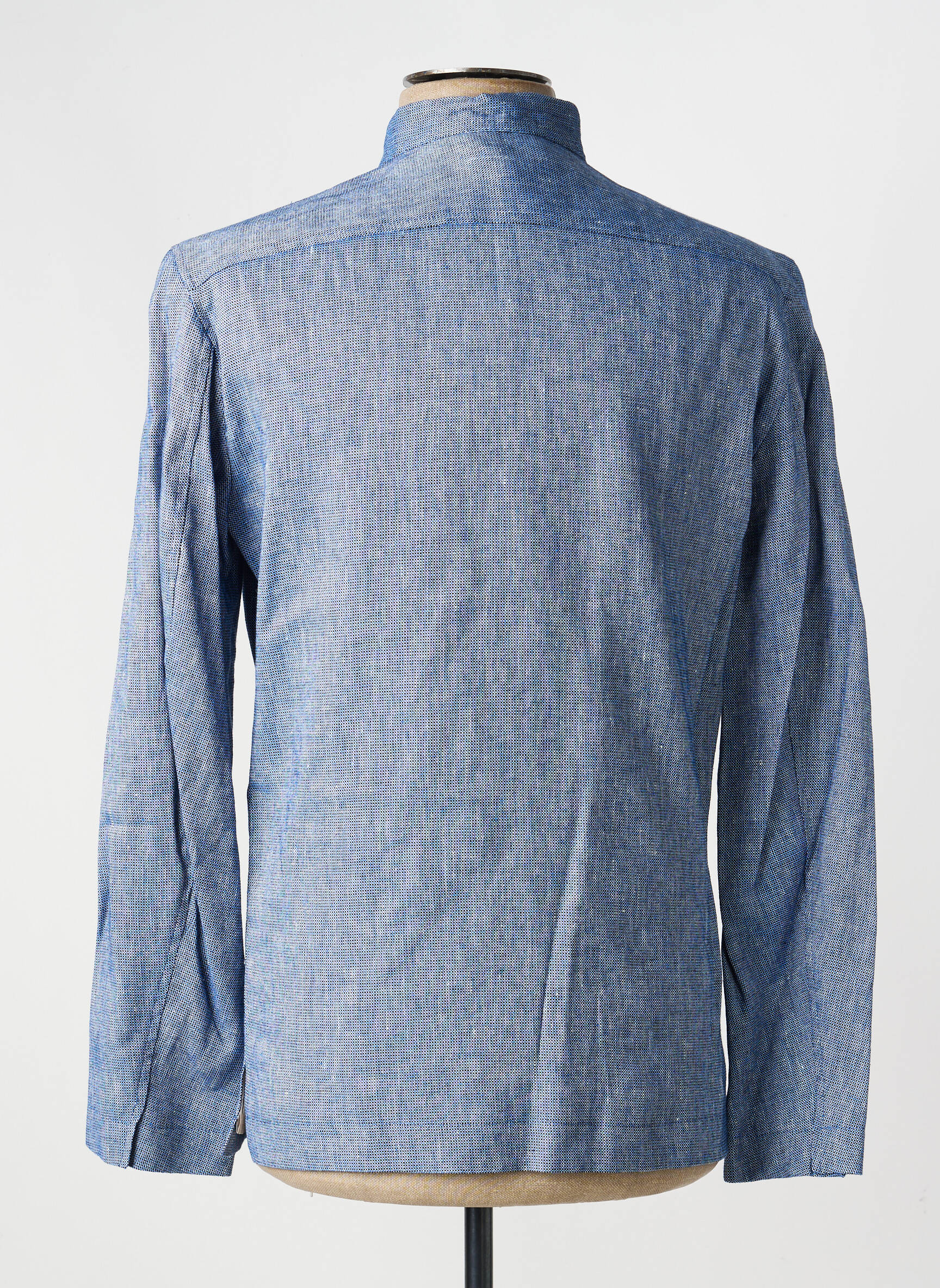 Veste casual fermeture boutonnée sur le devant bleu PIERRE TALAMON homme